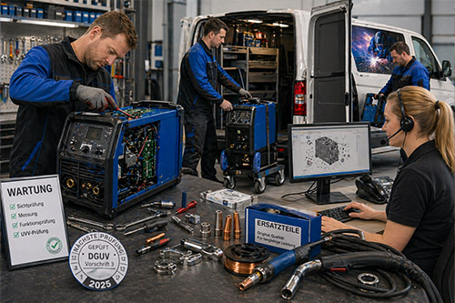 ERSATZTEILE, REPARATUR UND WARTUNG